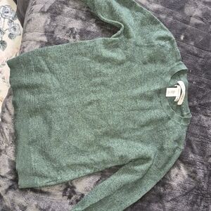 100% Wool Sweater Green